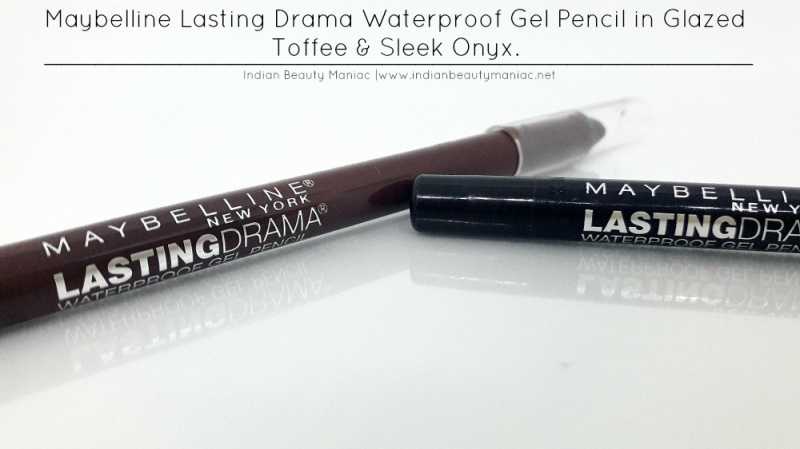Maybelline Lasting Drama Waterproof Gel Pencils - Glazed Toffee & Sleek Onyx 