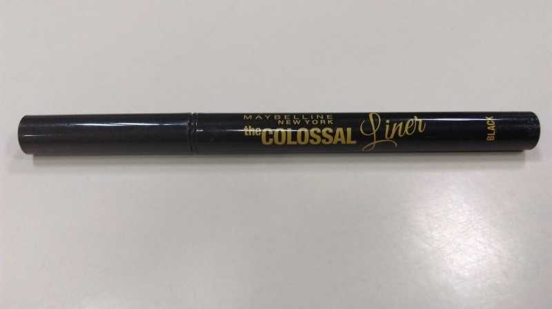 Maybelline New York The Colossal Liner (Black)- Review & Swatches
