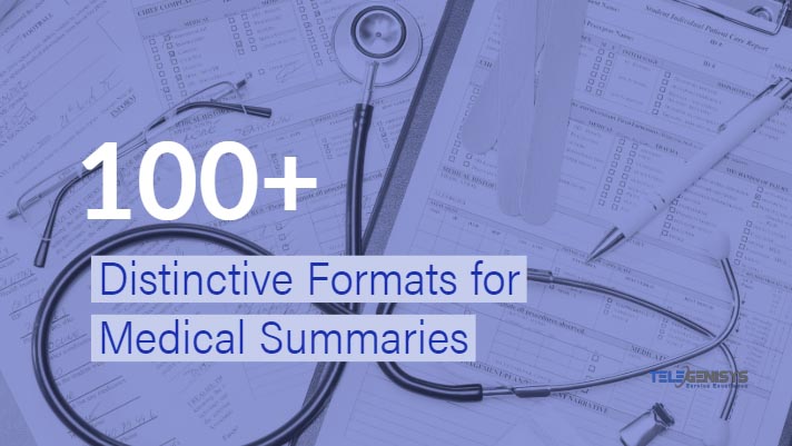 Medical Summary In Over 100 Distinctive Formats | Telegenisys