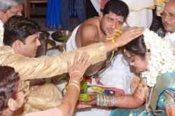 Meena wed Vidyasagar at Tirumala!