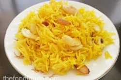Meethe Chawal Recipe - How To Make Yellow Sweet Rice - The Food Funda
