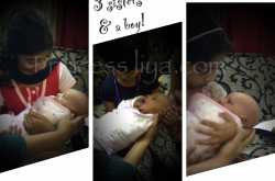 Meeting cousins for the first time!