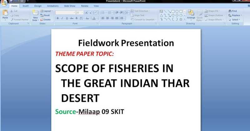 Memorable PPTs!!Milaap 09 Skit!!