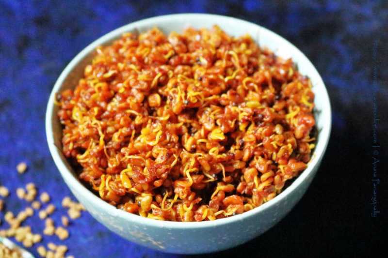 Methi Dana Achar | Sprouted Fenugreek Seeds Pickle » ãhãram