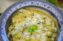 Methi Matar Malai - Fenugreek leaves & peas in a creamy gravy