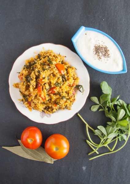 Methi Rice Recipe - How To Make Methi Rice Recipe