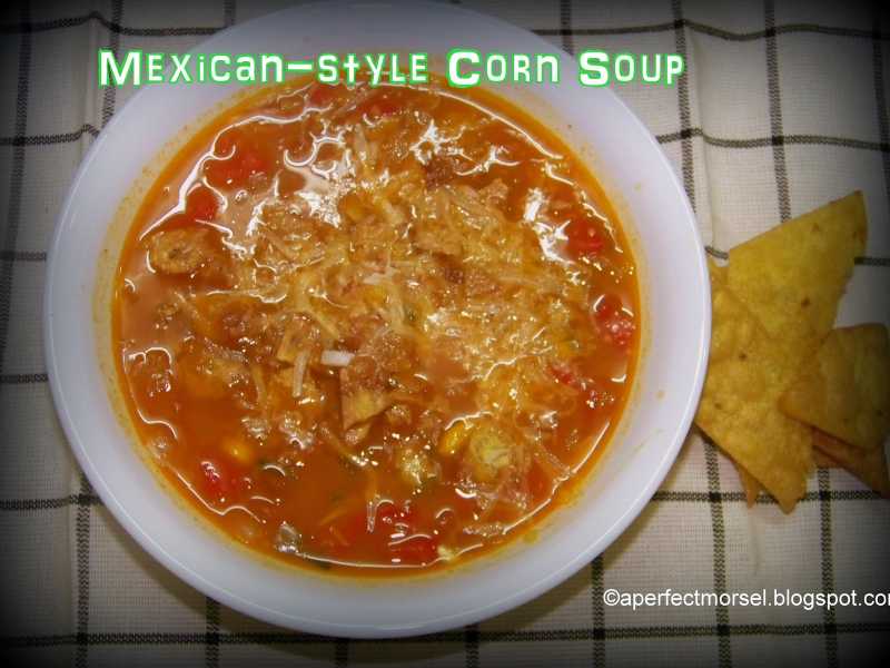 Mexican-Style Corn Soup