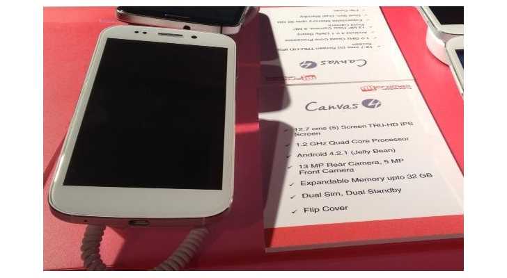 Micromax Canvas 4 Specifications, Features, Hands-on Review And Price