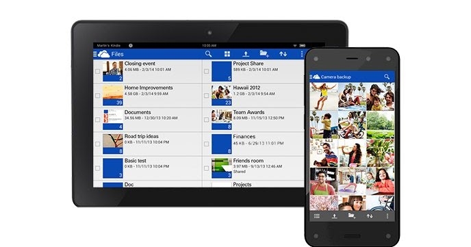 Microsoft Releases OneDrive App For Kindle Fire And Fire Phone