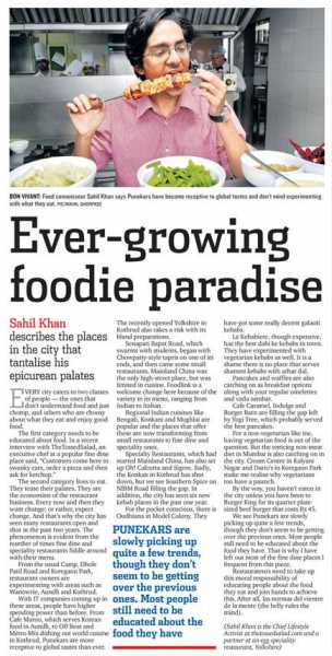 Mid Day 2nd Anniversary Food Column