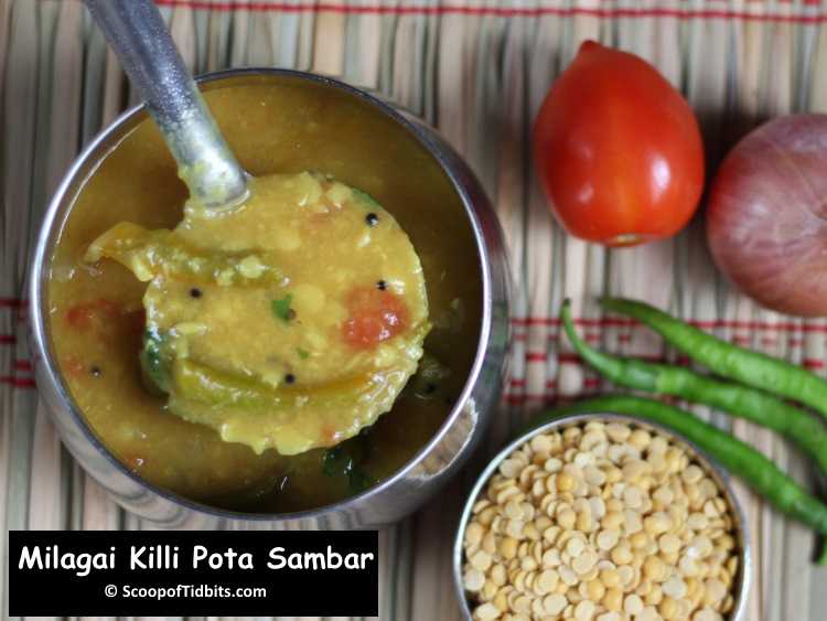 Milagai Killi Pota Sambar - Scoop Of Tidbits