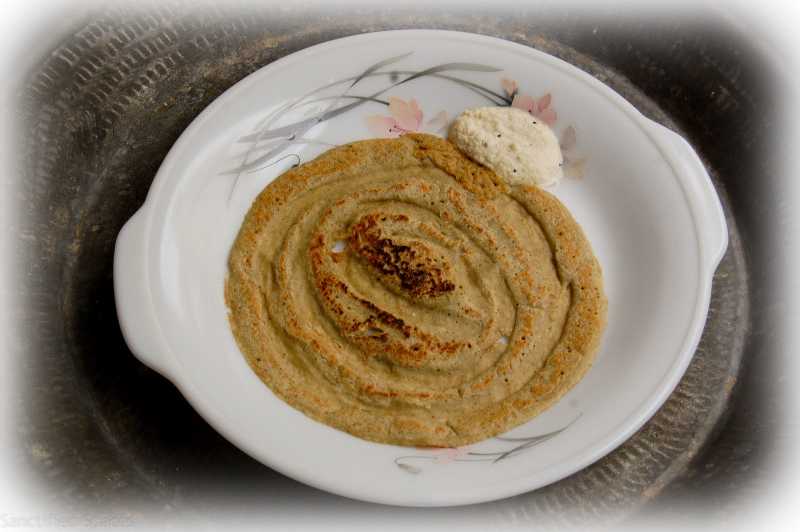 Millet Dosa For Blog Birthday
