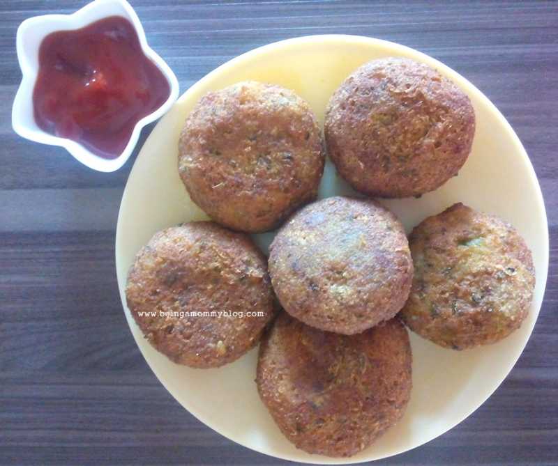 Millets And Vegetable Cutlet