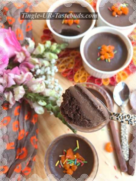 Mini Chocolate Panna Cotta Layered Cake