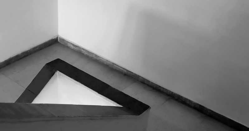 Minimalist Photography - By Prakash Ghai: White Triangle