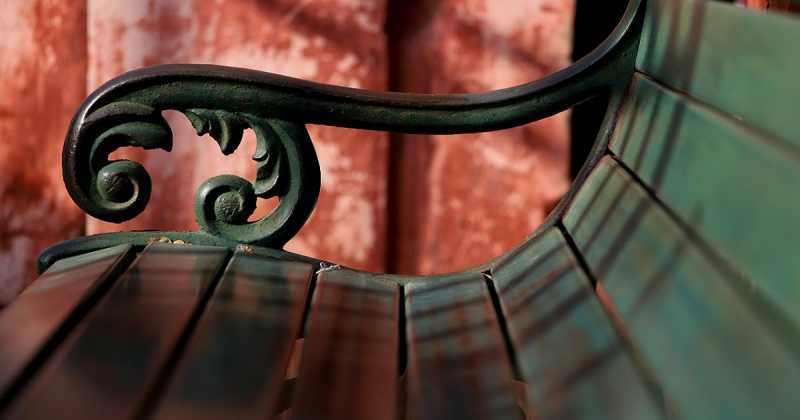 Minimalist Photography - By Prakash Ghai: Park Bench Handle