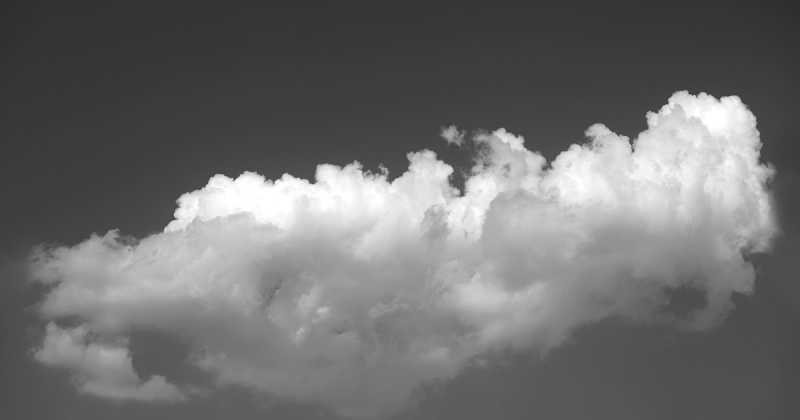 Minimalist Photography - By Prakash Ghai: Wandering Cloud