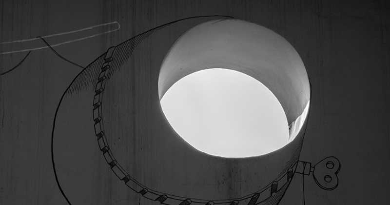 Minimalist Photography - By Prakash Ghai: Circle Vs White Arrow