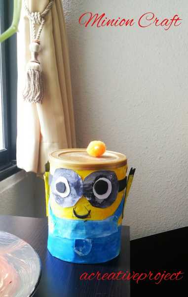 Minion Craft With Recycled Can