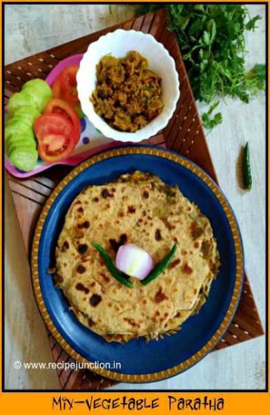 Mix-Vegetable Paratha