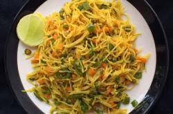 Mixed Vegetable Semiya Upma Recipe / Mixed Vegetable Vermicelli Upma