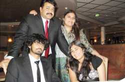 Mohanlal And Family In America