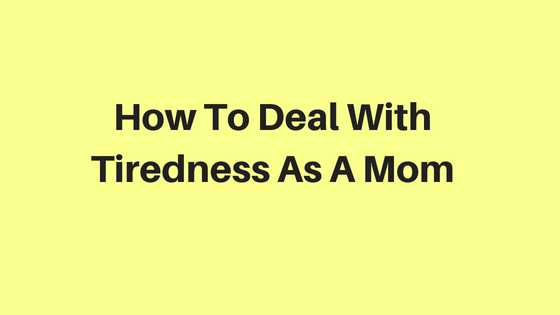 Mommy Is Tired But Here’s How She Deals With It