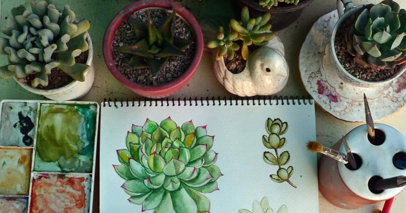 Monday Moment With My Watercolors