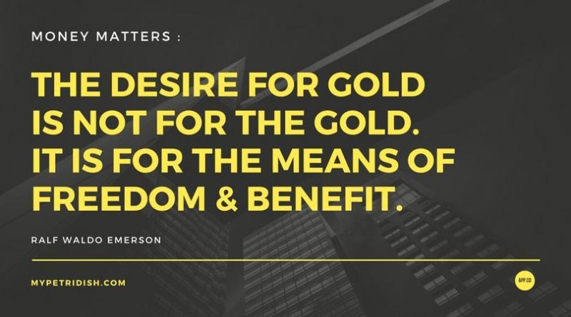 Money Matters : How To Do Saving By Investing In Gold.