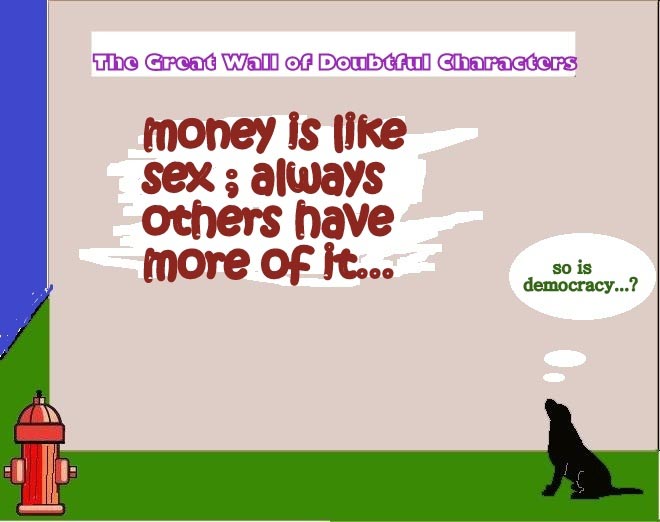 Money & Sex : The Great Wall Of Graffiti