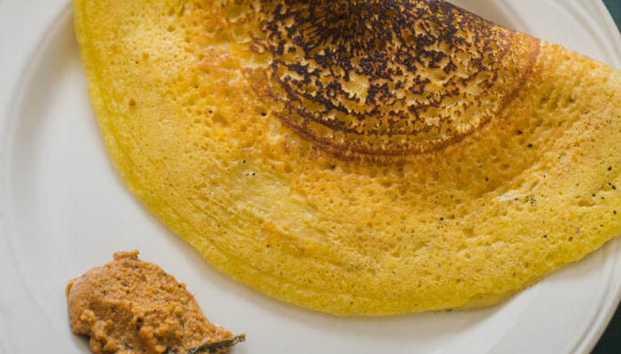 Moong Dal Dosa Stuffed With Scrambled Tofu - CookingWithSapana