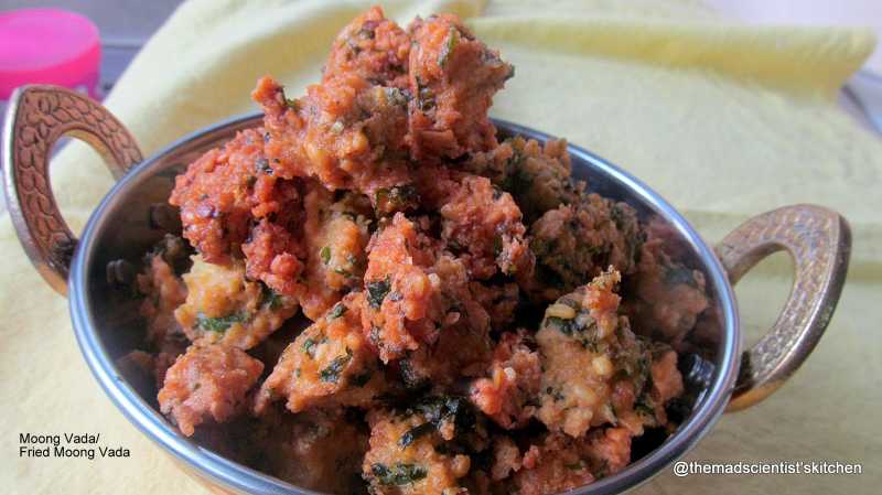 Moong Vada/ Fried Moong Vada