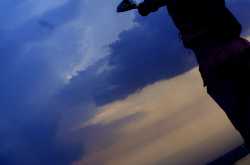 Morning Aarti on the riverbanks of the Ganges at varanasi