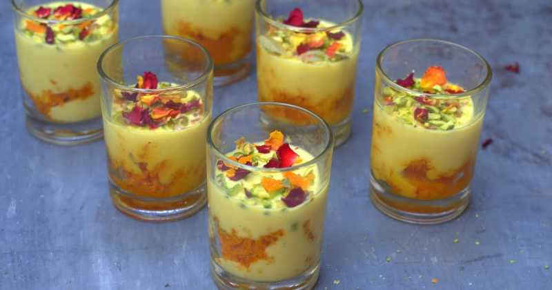 Motichoor Kesar Pudding. Diwali Recipes