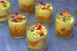 Motichoor Kesar Pudding. Diwali Recipes