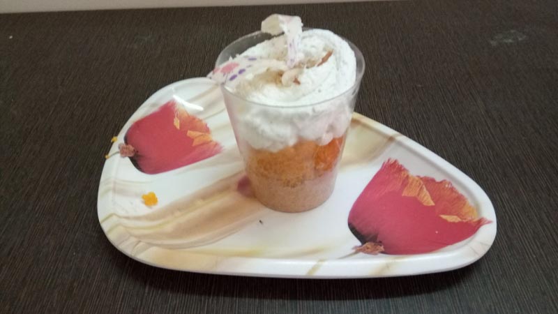 Motichur Laddoo Short Glass Dessert