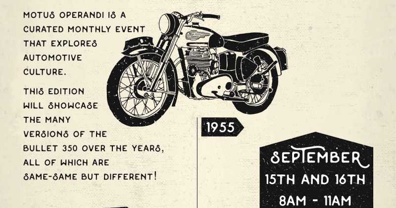 Motus Operandi, A Farm-grown Organic Moto Show