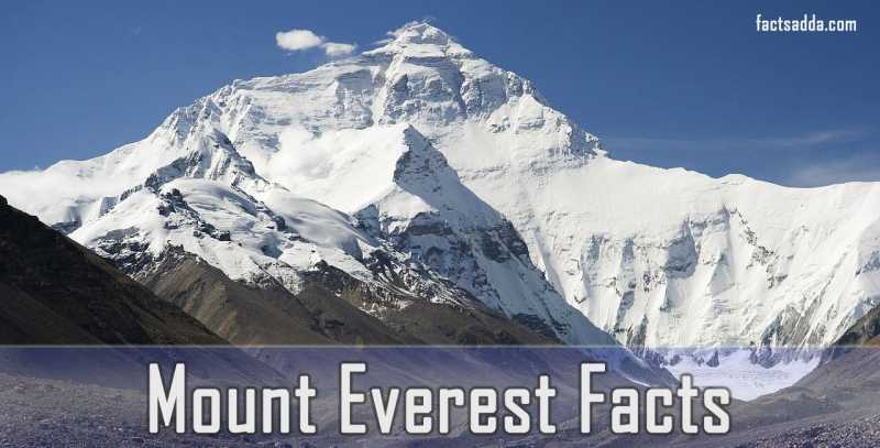Mount Everest Facts » Facts Adda » 13 Facts About Mount Everest