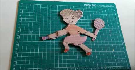 Moving Cardboard Puppet