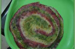 Multicoloured nutritious chapati