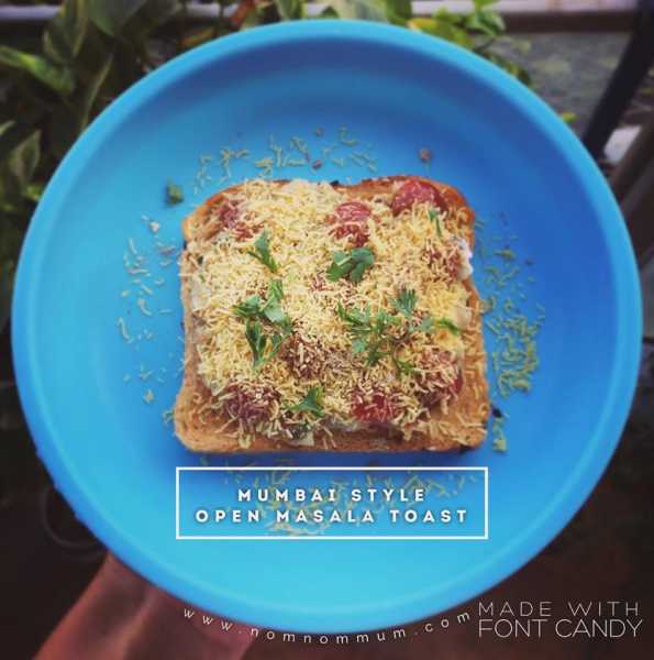 Mumbai Style Open Masala Toast