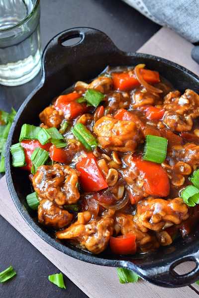 Mushroom Manchurian (Gravy)