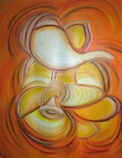 Musical Ganesha Series (Abstract) 