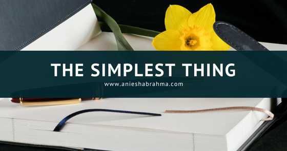 Musings: The Simplest Thing