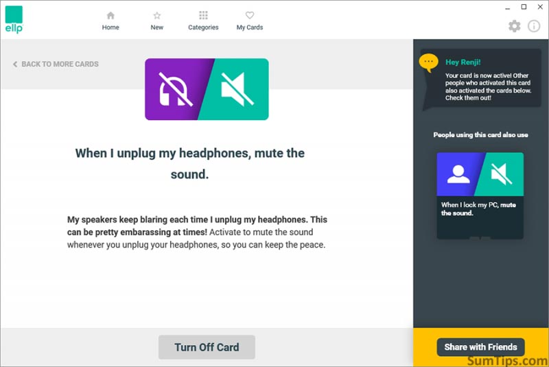 Mute Windows Volume When Headphones Are Disconnected