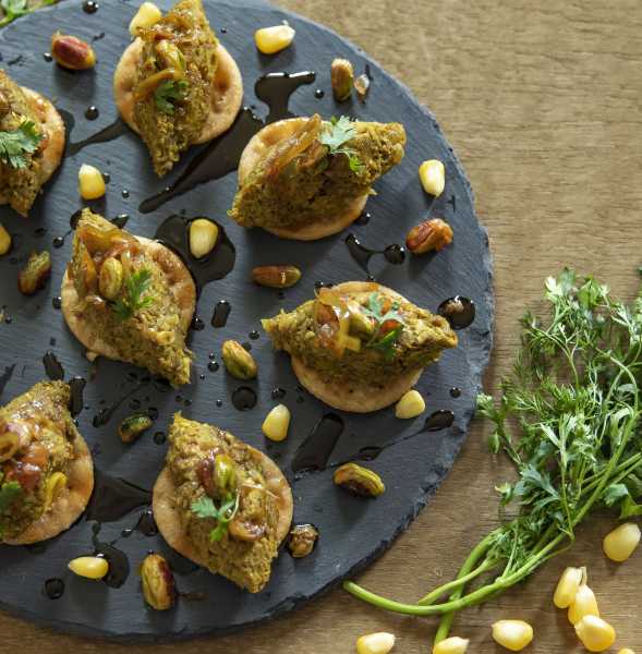 Mutton And Corn Paapdi Chaat - Cosmopolitan Currymania