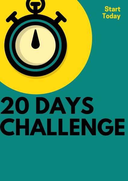 My 20 Day Challenge