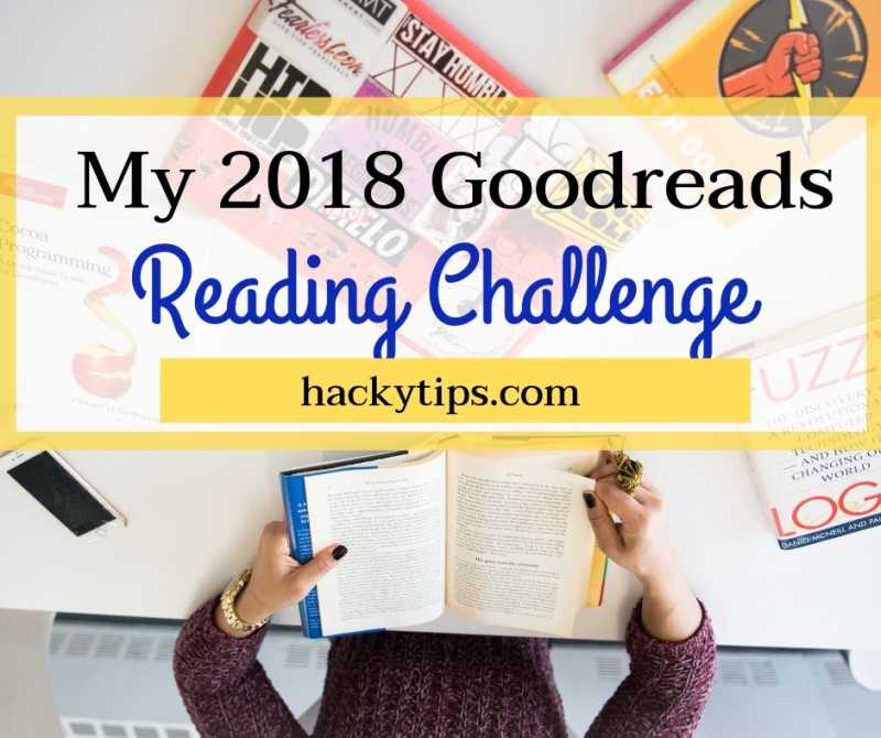 My 2018 Goodreads Reading Challenge| #TheBookblogtrain