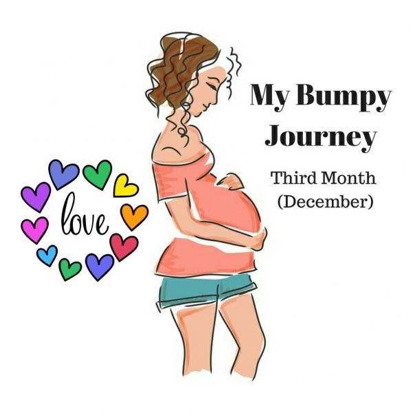 My Bumpy Journey - Third Month (December) - Part 1
