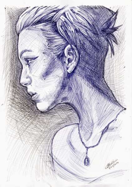 My Drawing - Keira Knightley